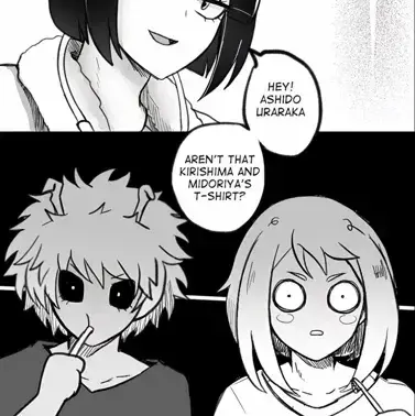 Mina and uraraka