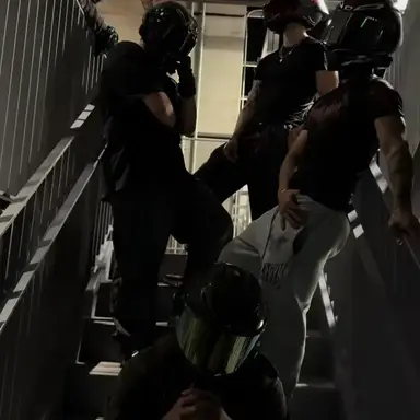 Group of bikers