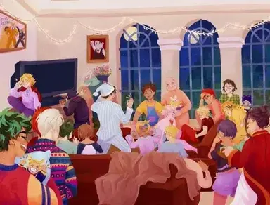 Mha sleepover